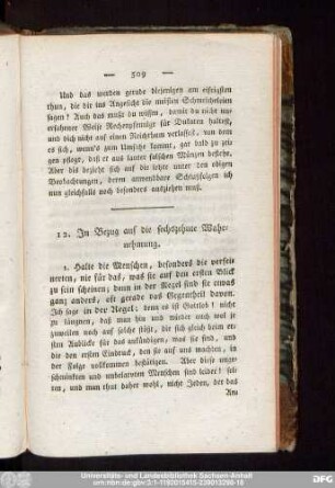 12. In Bezug auf die sechszehnte Wahrnehmung.