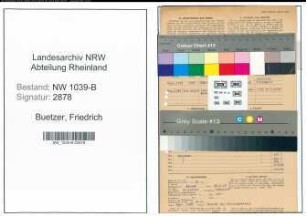 Entnazifizierung Friedrich Buetzer , geb. 26.07.1909 (Berater)