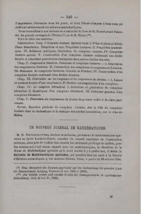 UN NOUVEAU JOURNAL DE MATHÉMATIQUES.