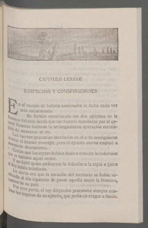 Capítulo LXXXVII - Sospechas y conspiraciones