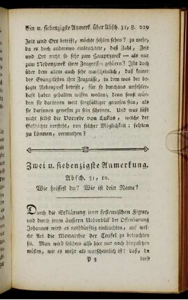 Zwei und siebenzigste Anmerkung. Absch. 31, 10. - Neun u. achtzigste Anmerkung. Absch. 50, 14.