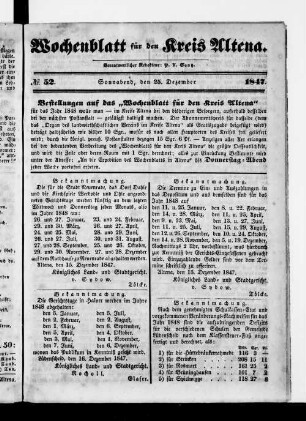 Wochenblatt für den Kreis Altena : amtliches Altenaer Kreisblatt