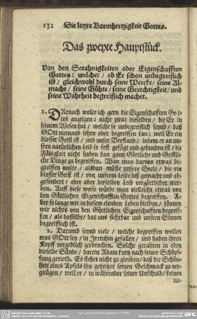 Das zweyte Hauptstück