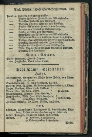 Hohe Samt-Hospitalien