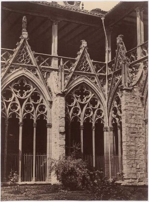 Kathedrale Santa Maria la Real, Pamplona (Iruña): Detailansicht des Kreuzgangs
