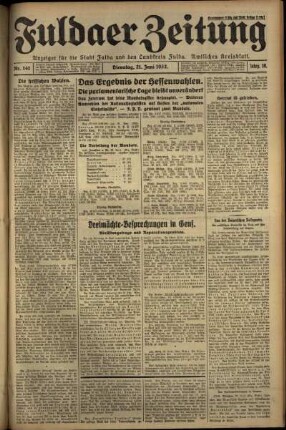 Ausgabe vom Dienstag, den 21. Juni 1932.