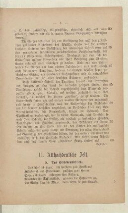 II. Althochdeutsche Zeit