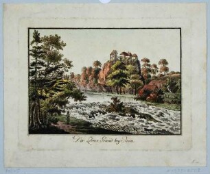 Schloss Lohmen über der Wesenitz in der Sächsischen Schweiz? (Lobner Grund bei Pirna)