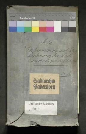 Kämmerei- und Nebenrechnungen 1826