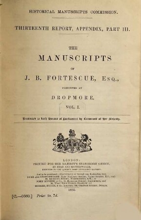 Report. 13. 1892, Appendix part 3