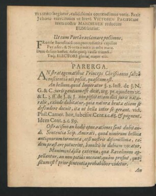 Parerga.