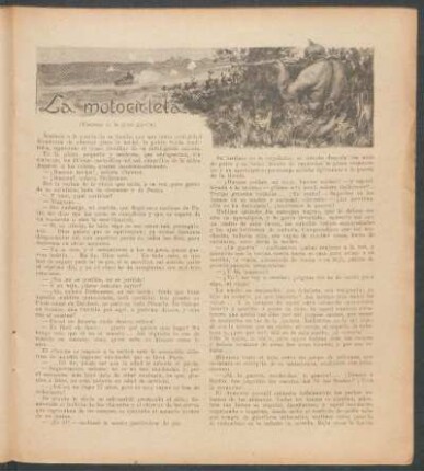 La motocicleta : (Escenas de la gran guerra)