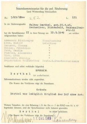 Barthel, Walter