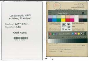 Entnazifizierung Agnes Greff , geb. 23.04.1903 (Lehrerin)