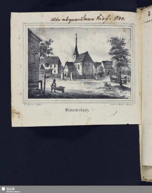 12. Orts-Flur, Ritterguth- Kirch- Schul und Grenzdorf Elster-Trebnitz