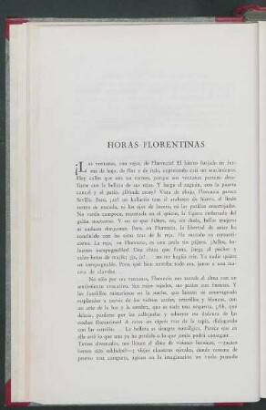 Horas florentinas