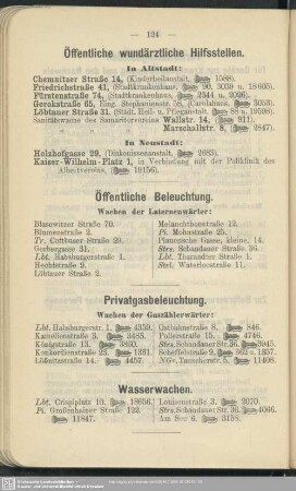 Öffentliche Beleuchtung