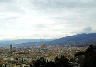 Florenz: Stadtansicht von San Miniato al Monte