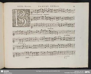 XXIII. Benedicam Dominum in omni tempore
