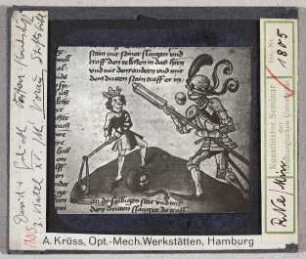 Vorau: Stiftsbibliothek, David und Goliath
