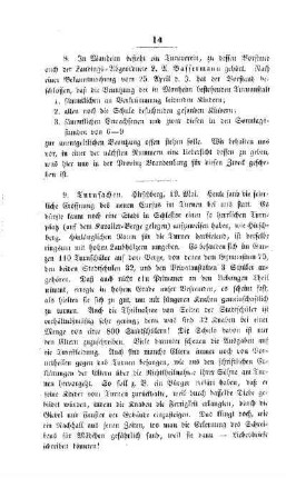 In Mannheim besteht ein Turnverein, ...