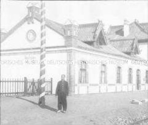 Glasdia vom Bahnhof in "Wei hsien"