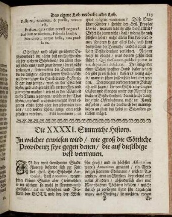 Die XXXXI. Sinnreiche History. - Die L. Sinnreiche History.