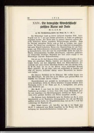 XXIV. Die bewegliche Abwehrschlacht zwischen Marne und Vesle