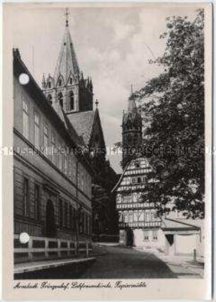 Arnstadt, Prinzenhof, Liebfrauenkirche, Papiermühle