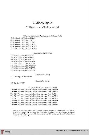 5.1 Ungedrucktes Quellenmaterial
