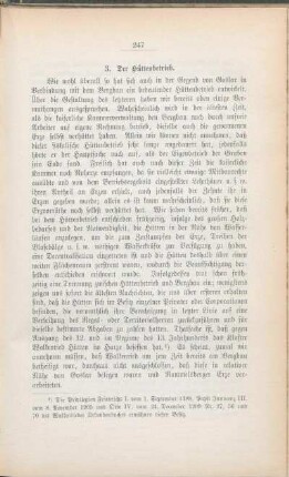 3. Der Hüttenbetrieb.