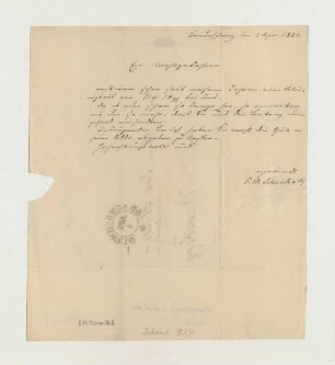 Brief von Carl Wilhelm Schenk von Carl Wilhelm Schenk (Braunschweig) an Joseph Heller