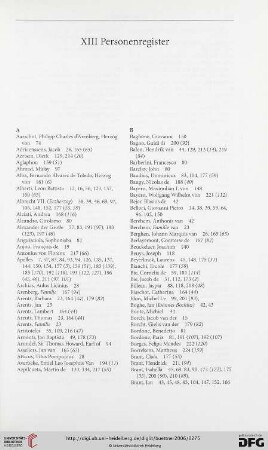 XIII. Personenregister