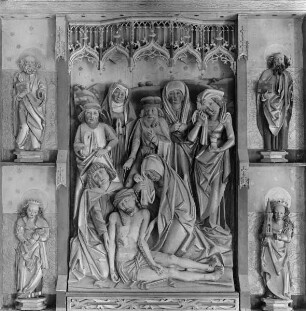 Die Heiligen Petrus, Katharina, Paulus und Barbara