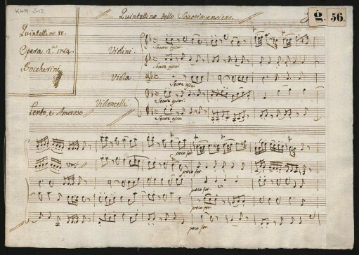 Quintette; vl (2), vla, vlc (2); F-Dur; G 336; op.36,6