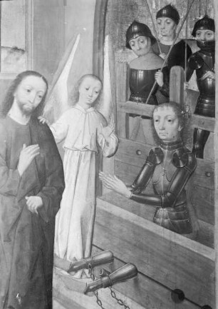 Hauptaltar — Szenen aus dem Leben der Heiligen Nikolaus und Viktor — Szenen aus der Viktorslegende — Christus erscheint Viktor während dessen Gefangenschaft