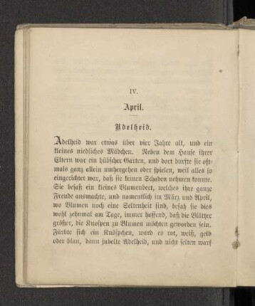 IV. April. - Adelheid.