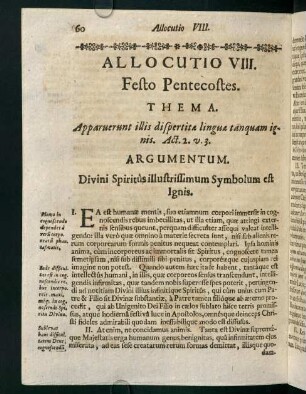 60-66, Allocutio VIII.