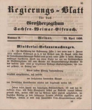 Nr. 9 : 23. April 1856