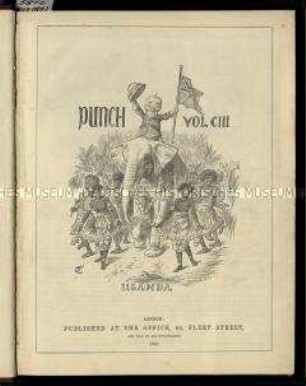 Satirische Zeitschrift. Punch oder The London Charivari. 103. Vol. 1892