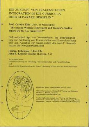 Die Zukunft von Frauenstudien: Integration in die Curricula oder seperate Disziplin