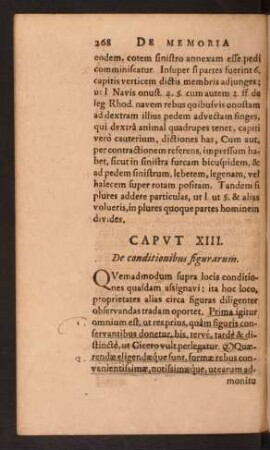 Caput XIII. De conditionibus figurarum.