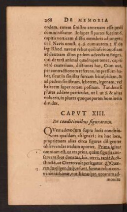 Caput XIII. De conditionibus figurarum.