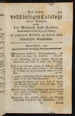 513-584, Michaelismesse, 1795.