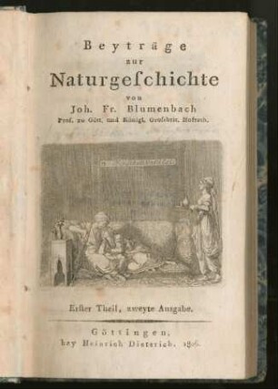 Beyträge zur Naturgeschichte : Erster Theil