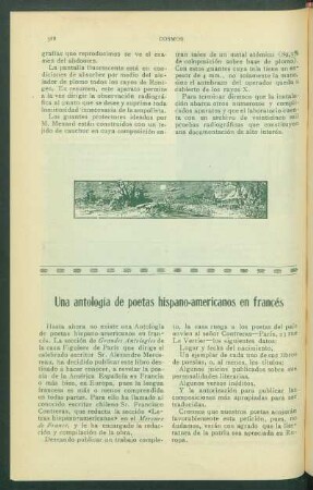 Una antología de poetas hispano-americanos en francés