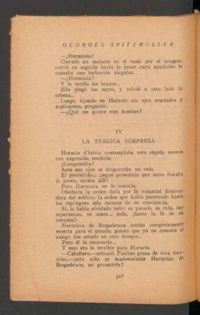 IV - La trágica sorpresa