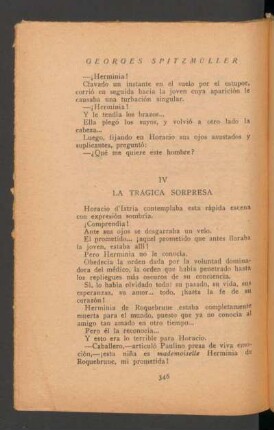 IV - La trágica sorpresa