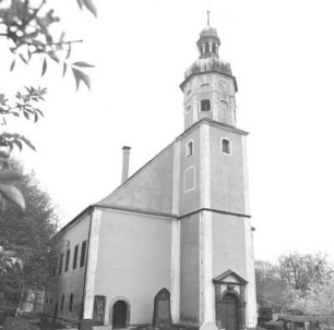 Belgershain. Johanneskirche (1682-1686; M. Beyer). Ansicht von Nordwest