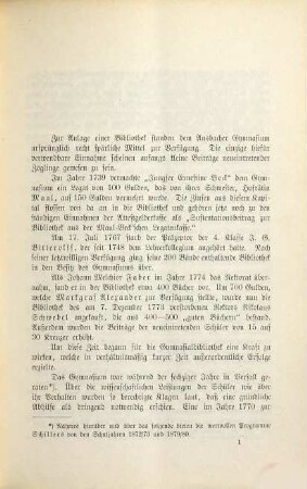 Die Ansbacher Gymnasialbibliothek im 18. Jahrhundert